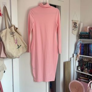 Pink long dress SHEIN